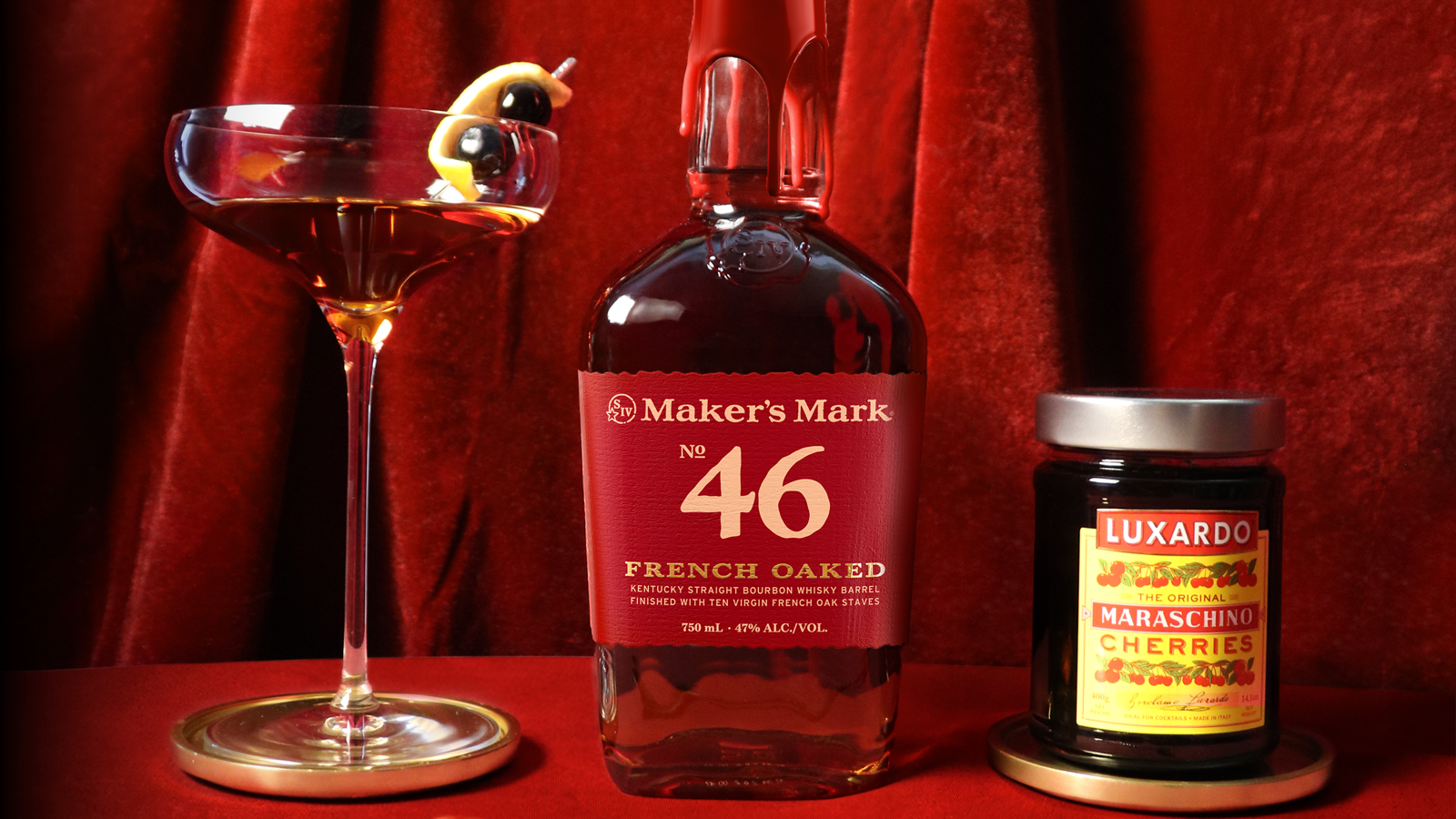 Maker's Mark 46 & Luxardo Maraschino Cherries | Maker's Mark
